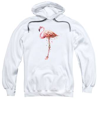American Flamingo Hooded Sweatshirts