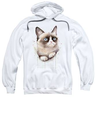 Grumpy Cat Hooded Sweatshirts