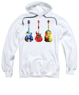 Blues Musician Hooded Sweatshirts
