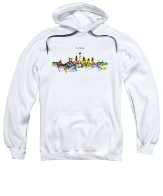 San Antonio Skyline Hooded Sweatshirts