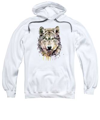 Wolf Hooded Sweatshirts