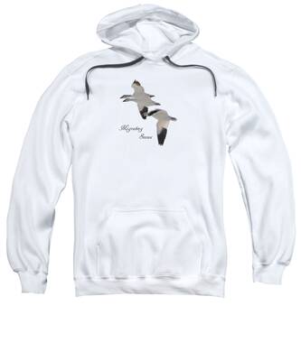 Snow Goose Hooded Sweatshirts