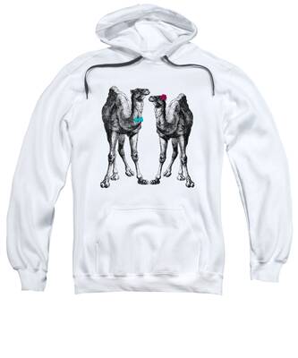 Dromedary Camel Hooded Sweatshirts