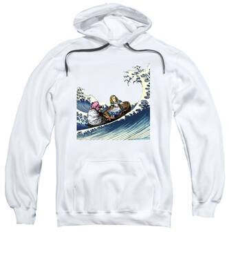 Tsunamis Hooded Sweatshirts