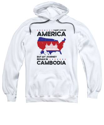 Cambodia Hooded Sweatshirts