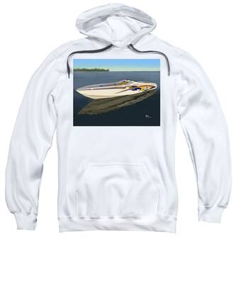 Cigarette Boat Hooded Sweatshirts
