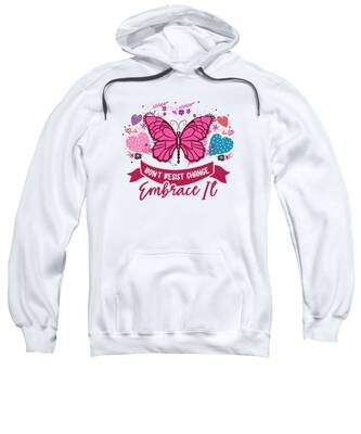 Beautiful Butterfly Hooded Sweatshirts