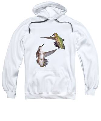 Female Ruby-throated Hummingbird Hooded Sweatshirts