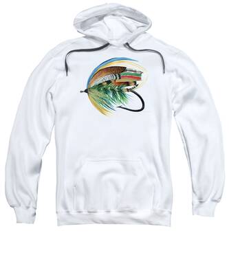 Flyfishing Hooded Sweatshirts