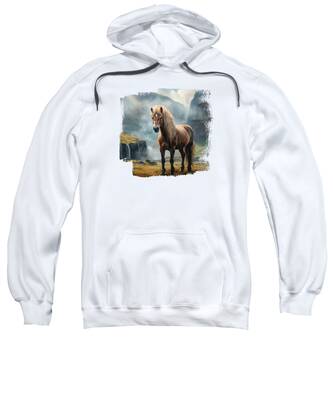 Icelandic Horse Hooded Sweatshirts