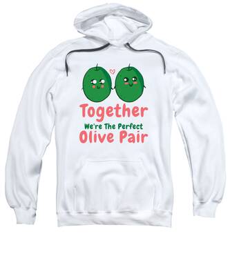 Olive Green Hooded Sweatshirts