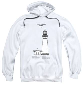 Yaquina Head Lighthouse Hooded Sweatshirts