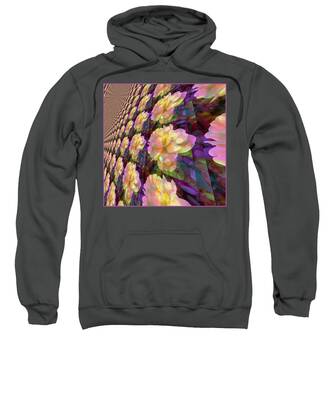 Floral Abstract Hooded Sweatshirts
