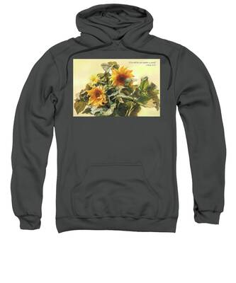 Sunflowers Hooded Sweatshirts