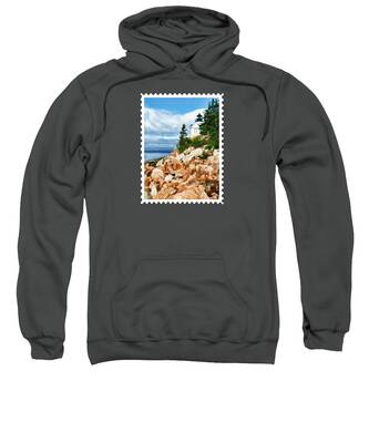 Maine Seascape Hooded Sweatshirts