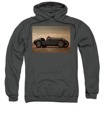 Bugatti Type 35 Hooded Sweatshirts