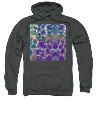 Abstract Pattern Hooded Sweatshirts