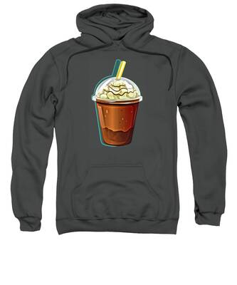 Coffee Hooded Sweatshirts
