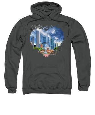 Prudential Tower Hooded Sweatshirts