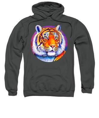 Panthera Tigris Tigris Hooded Sweatshirts