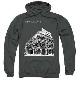New Orleans Skyline Hooded Sweatshirts