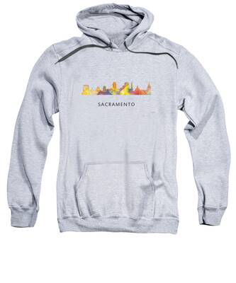 Sacramento Skyline Hooded Sweatshirts