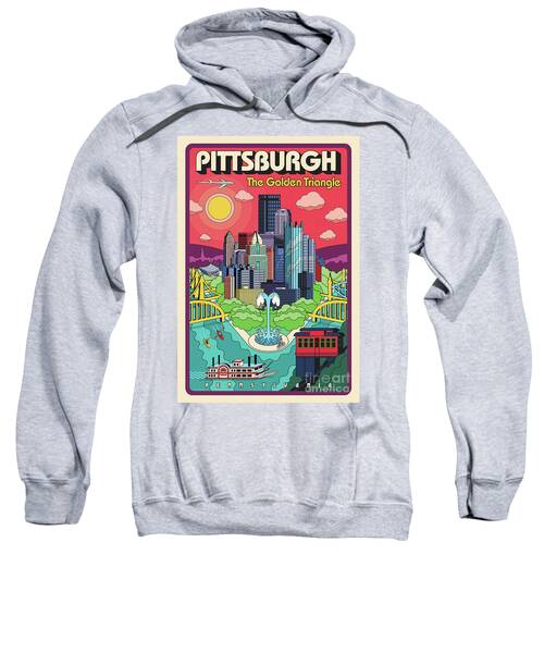 Point State Park Pittsburgh Hooded Sweatshirts