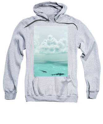 Reef Shark Hooded Sweatshirts