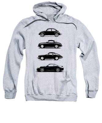 Vintage Automobiles Hooded Sweatshirts