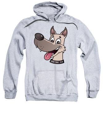 Brown Dog Hooded Sweatshirts