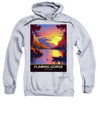 Flaming Gorge Recreation Area Hooded Sweatshirts