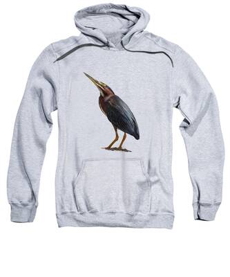Green-backed Heron Hooded Sweatshirts
