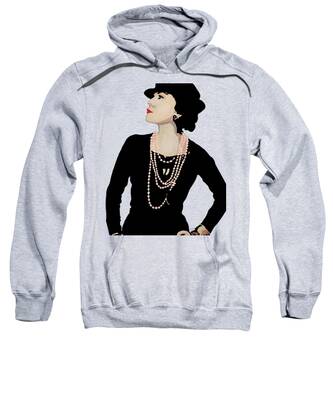Coco Chanel Hooded Sweatshirts for Sale - Pixels