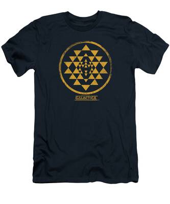 Battlestar Galactica Dog Fight Sublimation Front Print T-Shirt SIZE XXL UNWORN 