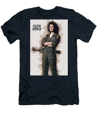 style3 Xenomorfo Camiseta para Hombre T-Shirt Ripley Alien alienígena 
