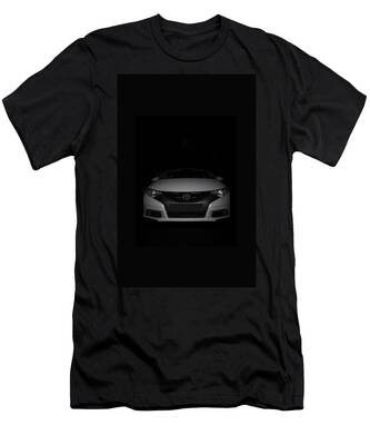 WickedArtz Cartoon Car Black Honda Civic Ek9 Mens 100% Cotton White  T-shirt 