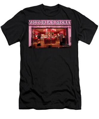 Victoria\u2019s Secret T-shirt imprim\u00e9 lettrage imprim\u00e9 \u00e9l\u00e9gant Mode Hauts T-shirts imprimés Victoria’s Secret 