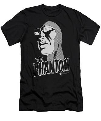 The Phantom Comic PHANTOM AND DOG Licensed Adult Long Sleeve T-Shirt S-3XL 