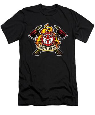 Volunteer Firefighter Firefighting T-Shirt Oklahoma Firefighter Shirt First Responder Clothing Fire Department