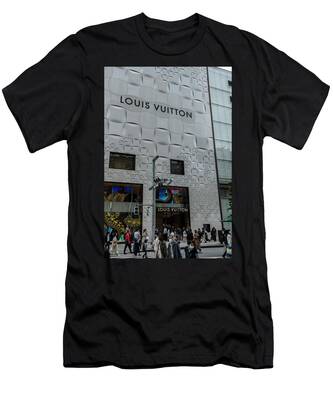Allover Logos Printed T-Shirt  Louis vuitton t shirt, Print t shirt, Louis  vuitton men shoes