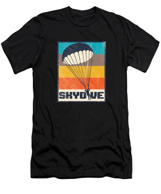 Skydiving Extreme Sports Mens Free Fall T-Shirt Skydiver Skydive Para Regt. 