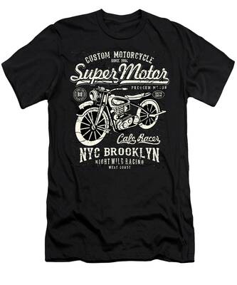 Neu Motorrad Bike Vintage Retro Premium T-Shirt 