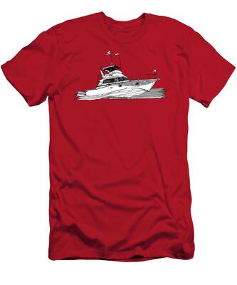 Sportfishing Boat T-Shirts for Sale - Fine Art America