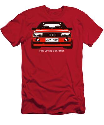 T-Shirt Color DAG Oldtimer Ur quattro 2.0 2.2 Liter 1980 1982 Coupe Audi 