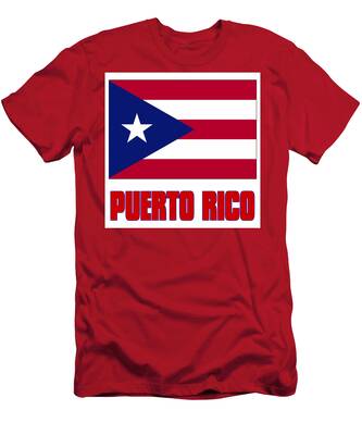 Red Puerto Rico National Flag Caribbean Jacket Tracksuit Jumper Man Top 