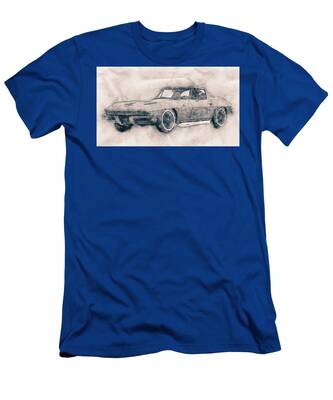 1963 Stingray T shirt Chevy 98-04 Corvette Shirt Vette Tee Sz M L XL 2XL 3XL 