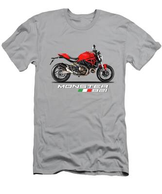 Ducati Meccanica wings Motorcycle T-shirt Men's shirt Overprint