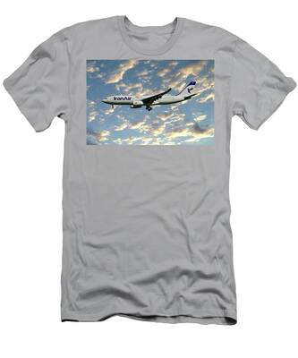 Iranian Airways T Shirt 598 Retro Apparel Graphic Tee Unisex