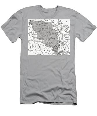 Louisiana Map T-Shirts for Sale - Fine Art America