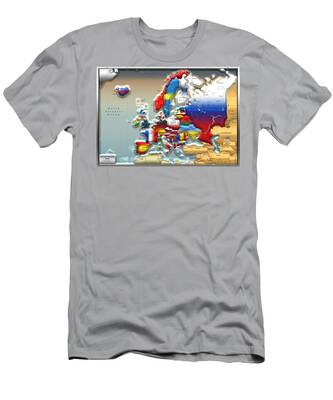 Map Of Europe T-Shirts